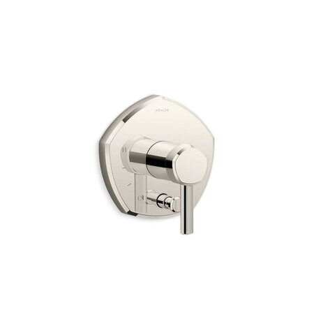 Occasion Rite-Temp valve trim with push-button diverter and lever handle